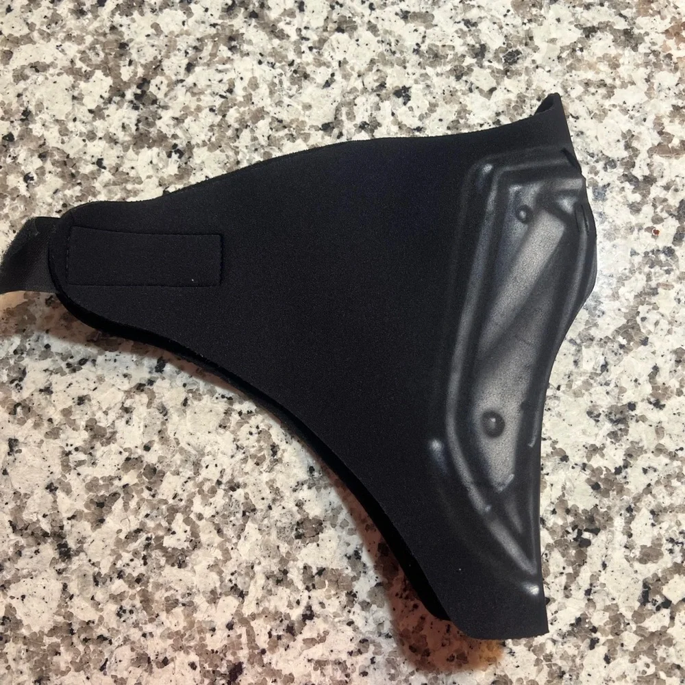 RuffRyders Black and Gray Graphic Neoprene Mask